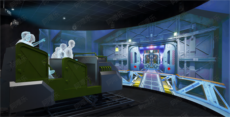 娛樂新方式—阿哩樂探奇樂園，沉浸式裸眼3D軌道影院