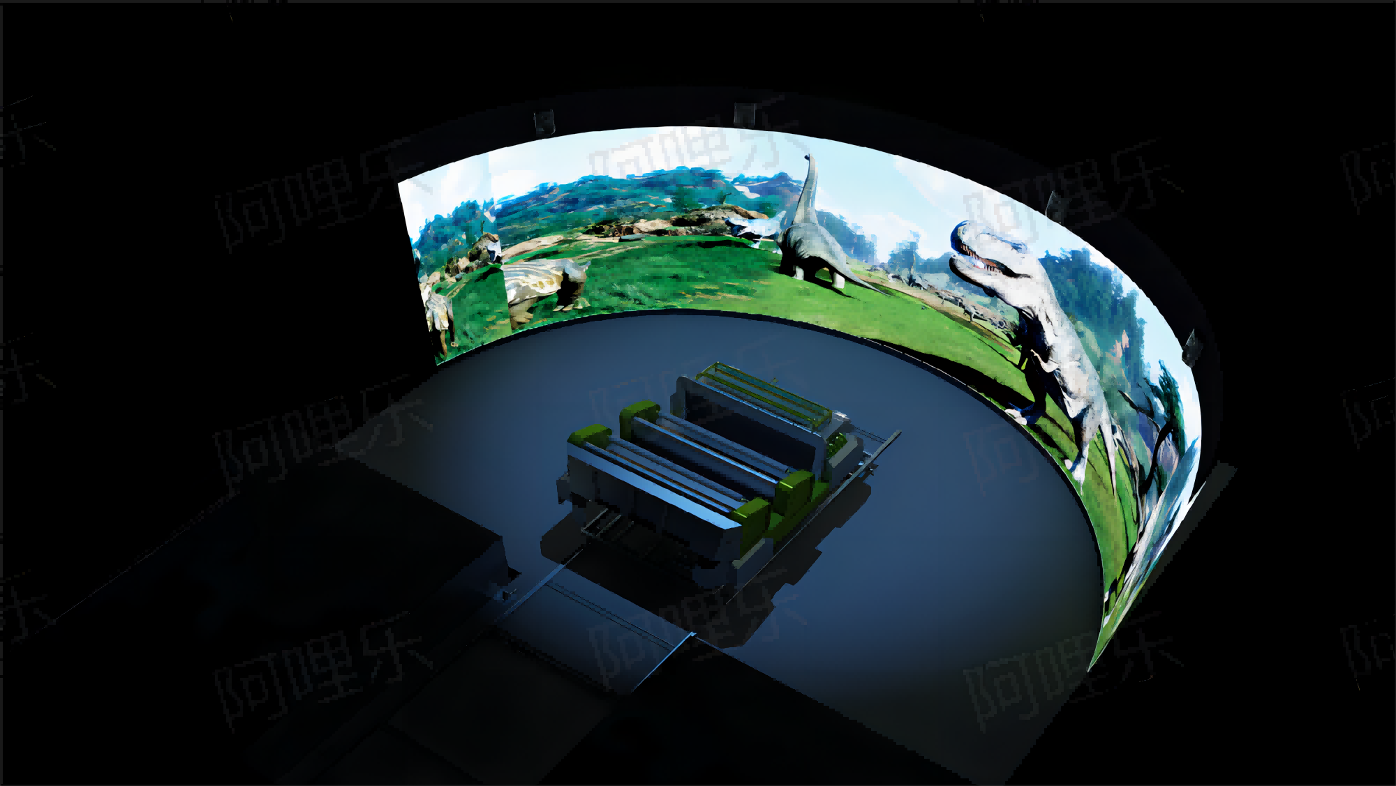 阿哩樂裸眼3D軌道影院為景區帶來全新體驗，打破傳統助力場地引流